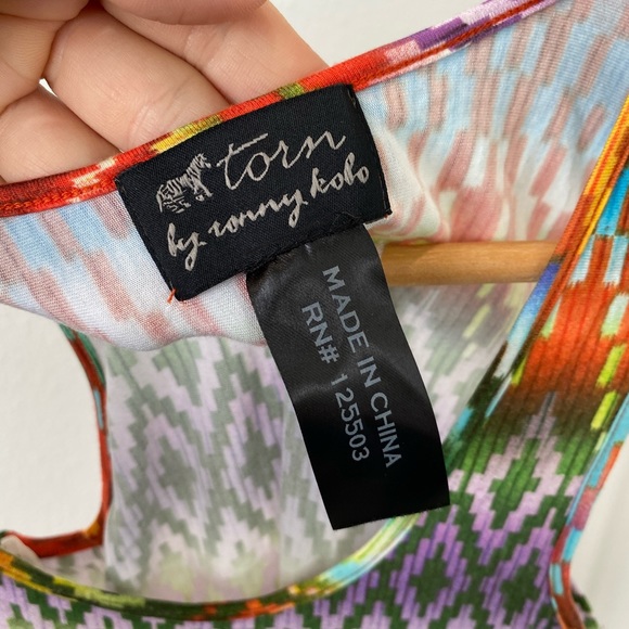 Torn by Ronny Kobo Aztec print dress! - Picture 3 of 5